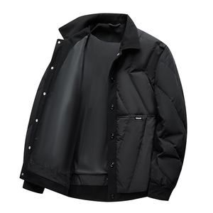 Abrigo informal cálido de alta calidad para exteriores, chaquetas de invierno impermeables con capucha extraíble, chaqueta acolchada - Product Image 4