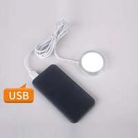 Lampes à LED Sunssy Puck, diamètre 60 mm, vente flash, éclairage LED USB pour camping-car, caravane, RV, petite lampe de cuisine, éclairage intérieur rond