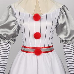 Disfraz de payaso de <span class=keywords><strong>Halloween</strong></span> para mujer, traje para actuación en escenario, conjunto de juego de rol con múltiples tallas, foto real - Product Image 4