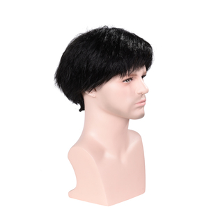 Parrucche Sintetiche Nere Soffici e Voluminose per <span class=keywords><strong>Uomo</strong></span>, Vendita all'Ingrosso dalla Fabbrica Aishili - Product Image 5