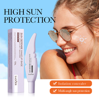 Crème solaire tonifiante SADOER SPF30 PA+++ 30g, base correctrice de couleur éclaircissante, OEM, marque privée, faible MOQ