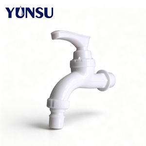 Robinet de lavabo mural en plastique PP ABS à poignée unique, 1 trou, pour salle de bain - Product Image 5