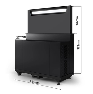 Hotte aspirante intelligente 900 mm 21m³/min avec moteur DC sans balais, murale, pour cuisine, avec commande tactile, faible niveau sonore, classe A - Product Image 5