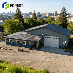 Panneau sandwich isolant pour toiture, bâtiment préfabriqué en acier pour entrepôt, appartement, supermarché, bureau, parc, hôpital, école, centre commercial - Product Image 1