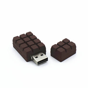 Personnalisé PVC personnalisé <span class=keywords><strong>usb</strong></span> disk individu 2D 3D chocolat forme clé <span class=keywords><strong>USB</strong></span> pour cadeau promotionnel logo design gratuit - Product Image 3