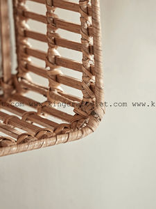 Étagère suspendue en rotin Rectangle, produit d'italie, livraison internationale, nouveau Design, livraison gratuite - Product Image 4