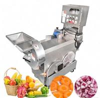 Dezoton Automatische Industriële Groente- en Fruit Snijmachine voor Ui, Aardappel, Cassave, Appel, Mango, Citroen, Kokosnoot en voedselchips.