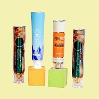 Tube d'emballage de dentifrice durable en aluminium-plastique, diamètre 12,7-35 mm, impression UV personnalisée, bouchon à vis, soins personnels