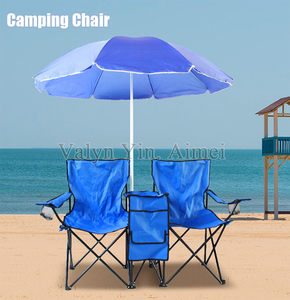 เก้าอี้ชายหาดพับได้พร้อมถุงน้ำแข็งเก้าอี้ตั้งแคมป์ทำจากเหล็ก - Product Image 3