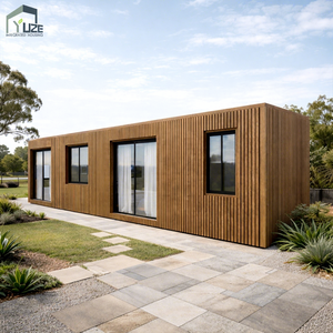 Aménagement personnalisé contemporain 40 pieds préfabriqué 3 chambres à coucher expédition conteneur modulaire idées de <span class=keywords><strong>maison</strong></span> de vie - Product Image 1