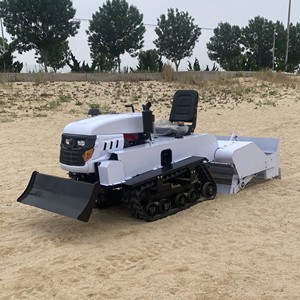 Machine de nettoyage de plage intelligente à télécommande sans fil, moteur 18KW, pour le tri des déchets et du sable en zone côtière et hôtelière - Product Image 2