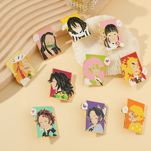 Vente en gros <span class=keywords><strong>Demon</strong></span> Slayer Anime A Un lapin majeur Insigne de ma femme Épinglettes en émail - Product Image 2