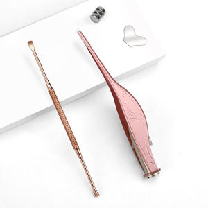 Ensemble de lampe LED chaude, outils de nettoyage nécessaires <span class=keywords><strong>pour</strong></span> la cire des oreilles, le nez et l'intérieur, avec cuillère <span class=keywords><strong>pour</strong></span> enfants et adultes, set cadeau, 2 pièces - Product Image 1