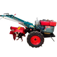 Motoculteur diesel agricole de haute qualité, mini-tracteur portatif pour labourage, à bas prix