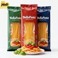 Sac de nouilles matériel de qualité alimentaire d'impression personnalisée Miaowadi pour l'emballage de nouilles Spaghetti Macaroni Emballage de farine