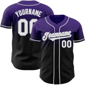 Camisetas de Béisbol Personalizables con Nombre y Número Bordados, Uniforme Deportivo con Botones Personalizado para Hombres, Mujeres y Jóvenes, Efecto Desgastado - Product Image 2