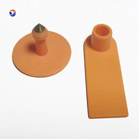 Identification des bovins, porcs, moutons Nouvelles conditions ISO11784/11785 Fréquence de la puce FDX-B 134.2KHZ Étiquette d'oreille RFID