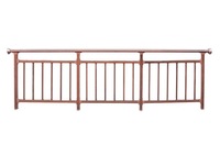 Rampe moderne en alliage d'aluminium de qualité supérieure, résistante à la rouille, pour balcon, escalier, hôtel, appartement, construction résidentielle et commerciale
