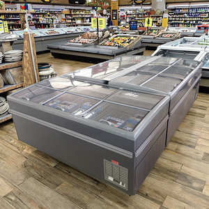 Congélateur commercial Binghe à congélation rapide et à économie d'énergie, vitrine réfrigérée combinée avec congélateur <span class=keywords><strong>bas</strong></span> - Product Image 2
