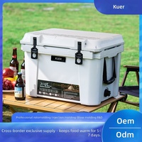 Glacière de pêche en mer 35QT/331L en PP, moulée par injection, isolée en mousse, à maintien de chaleur, pour utilisation en stand, qualité alimentaire
