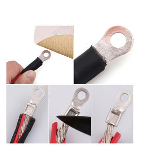 <span class=keywords><strong>สาย</strong></span>ดินตัวนำทองแดงหุ้มฉนวนพีวีซี<span class=keywords><strong>สาย</strong></span>เคเบิลแบตเตอรี่6AWG ตามสั่งสำหรับรถยนต์เรือพลังงานแสงอาทิตย์ RVs รถจักรยานยนต์ - Product Image 4