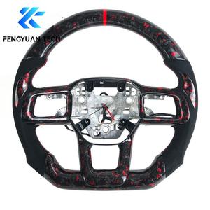 พวงมาลัยคาร์บอนไฟเบอร์แบบฟอร์จสั่งทำพิเศษสำหรับรถฟอร์ด มัสแตง จีที 350 เอส550 เอส650 เอส197 อีโคบูสต์ ปี 2005-2009 2024 2019 2017 2013 2016 - Product Image 5