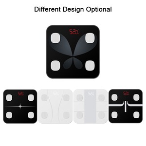 Balance <span class=keywords><strong>corporelle</strong></span> personnelle Tuya <span class=keywords><strong>analyseur</strong></span> de verre trempé balance <span class=keywords><strong>corporelle</strong></span> intelligente numérique balance de salle de bain - Product Image 4