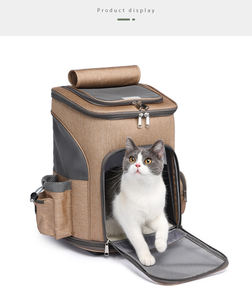 Lüks orijinal tasarım evcil hayvan taşıyıcı çanta katlanabilir taşınabilir hafif nefes ayrılabilir tekerlekli örgü <span class=keywords><strong>Pet</strong></span> seyahat için sırt çantası - Product Image 2