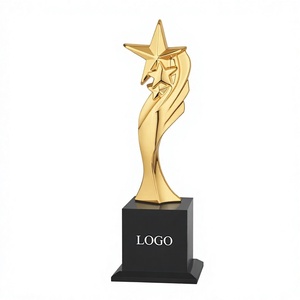 •Attractive star <b>trophy</b> with personalized branding Premium Sports Award <b>Trophy</b> for Tournament Champions and Sports Excellence. - Product Image 1
