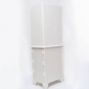 Vente en gros en plastique ondulé solide et portable pliable pour les élections en isoloir - Product Image 4