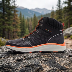 Zapatos de Senderismo para Hombre, Impermeables, Parte Superior Sintética, Suela de Goma, Entresuela de EVA, Zapatillas Deportivas de Invierno para Exteriores - Product Image 2
