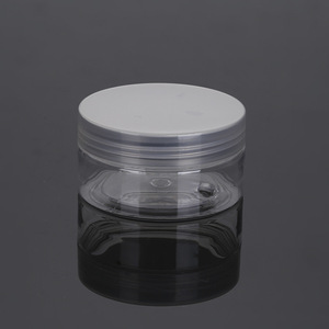 Botella de plástico transparente de boca ancha de 80 ml con tapa de rosca cilíndrica para uso en papelería y manualidades - Product Image 1