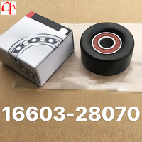 Auto Motor Riemens panner Riemens cheibe Riemen rolle für 16604-31010 16603-31040 16603-0V020 16601-0V010 für Toyota Spann rolle