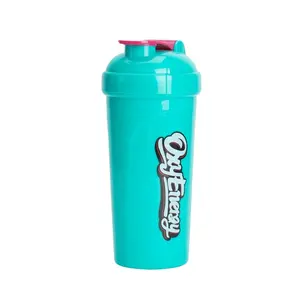 Fitness personalizzato Logo Mixer all'ingrosso nuovo Sport campeggio bottiglie d'acqua proteine palestra Shaker bottiglia di metallo a prova di perdite isolato proteine