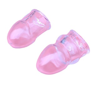 Glans <b>Cap</b> TPE Transparent Extended Sleeve For Men Adult Toy - Product Image 5