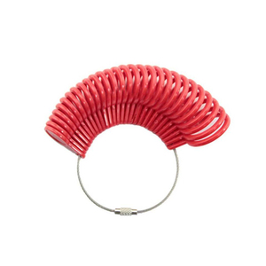 Goedkope Prijs Draagbare Lichtgewicht Hk Eu Us Sieraden Ringmaat Vingermaat Meten Cirkel <span class=keywords><strong>Ring</strong></span> Sizer Plastic - Product Image 6