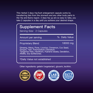 Capsule per l'<span class=keywords><strong>ingrandimento</strong></span> dei glutei e dei <span class=keywords><strong>seno</strong></span>, pillole per l'aumento di peso, le più vendute a marchio privato - Product Image 2