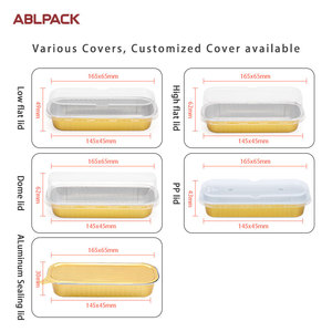 Papel de aluminio de pared lisa de color oro y negro, contenedor de pulpo, atún, salmón, cangrejo, embalaje para restaurante, máquina de sellado de comida rápida para llevar - Product Image 3