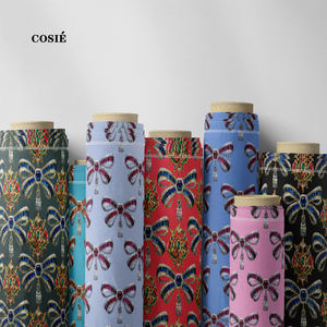 100% <span class=keywords><strong>Liberty</strong></span> coton tissu nœud <span class=keywords><strong>ruban</strong></span> nouvelle tendance en gros coton pelouse tissu - Product Image 1