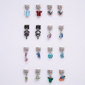 Fashionable <b>Cartoon</b> Charms Zinc Alloy Stainless Steel Plated Modular Pendant Jewelry For Bracelet Anklet <b>Ring</b> Accessories - Product Image 1