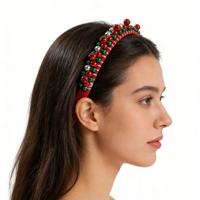 Serre-tête de Noël personnalisable avec clochette |   Directement de l'usine |   Accessoires pour cheveux de fête