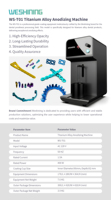 Machine d'anodisation au titane numérique WS-T01 220V pour applications dentaires et de bijouterie
