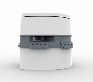 Adjustable Height <strong>Portable</strong> <strong>Toilet</strong> with Soft Seat Cushion - Product Image 2