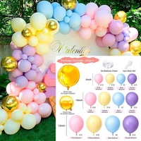 Kit de ballons en arc de ballons pour décoration de fête de mariage d'anniversaire personnalisé pour les fêtes avec divers thèmes