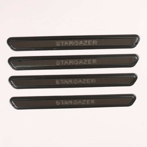 WZXD ชุดแต่งขอบประตูรถยนต์สีดำไทเทเนียม แผ่นกันรอยขอบประตู อุปกรณ์ตกแต่งภายนอกสำหรับ Stargazer 2023 - Product Image 6