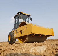 Compacteur routier à tambour unique de 10 tonnes de haute qualité SEM510 avec moteur diesel et accessoires à vendre
