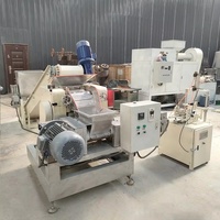 Ligne de production de savon solide biologique à petite échelle pour le bain et les toilettes, machine de fabrication de savon en barre pour la lessive, moule, extrudeuse et presse