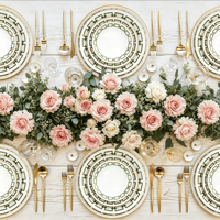 Service de table en céramique de style européen avec bordure dorée, ensemble de tasses et soucoupes nordiques/minimalistes pour la maison, l'hôtel, la décoration de table de mariage