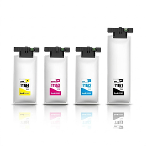 Ocbestjet - Bolsa de Tinta de 4 Colores T11B1 T11A2-T11A4 con Chip para Impresora Epson Pro WorkForce WF-C5310 WF-C5390 WF-C5810 (<span class=keywords><strong>LATAM</strong></span>) - Product Image 1