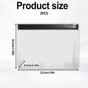 Transparent PVC Plastic Garment Underwear <b>Zip</b> Lock Zipper <b>Zip</b> <b>Bag</b> Packaging - Product Image 2